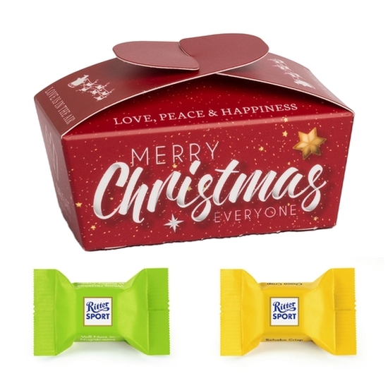 Xmas Ballotin 16 g Ritter Sport: Voll-Nuss & Schoko Crisp
