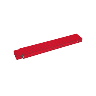 Zollstock Wooden-Maß rot