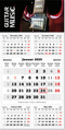 Fünf-Monats-Planer "Classic times 5" im Format 30 x 60 cm, grau, Datumsweiser umgelegt
