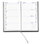 Taschenkalender "Klassik" im Format 8,7 x 15,3 cm, deutsches Kalendarium Grau/Blau mit Leseband, 128 Seiten Fadenheftung, Einband Fashion mittelgrau