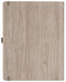 Notizbuch Style Large im Format 19x25cm, Inhalt kariert, Einband Woody in der Farbe Sludge