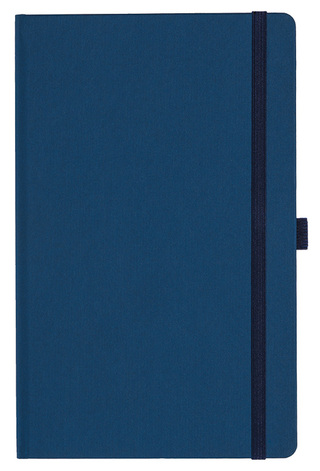 Notizbuch Style Medium im Format 13x21cm, Inhalt blanco, Einband Fancy in der Farbe Royal Blue