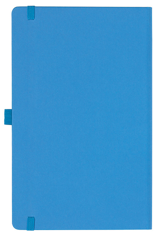 Notizbuch Style Medium im Format 13x21cm, Inhalt liniert, Einband Fancy in der Farbe China Blue