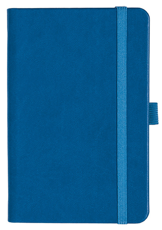 Notizbuch Style Small im Format 9x14cm, Inhalt blanco, Einband Slinky in der Farbe Azure