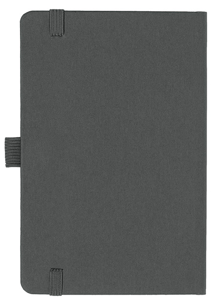 Notizbuch Style Small im Format 9x14cm, Inhalt liniert, Einband Fancy in der Farbe Graphite