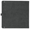 Notizbuch Style Square im Format 17,5x17,5cm, Inhalt blanco, Einband Slinky in der Farbe Dark Grey