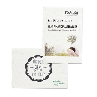 Samenpapier DIN A7 - 7,4 x 10,5 cm - Mohnblume 4/0-c