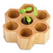 Pflanz-Holz Hexagon mit Samen - Ringelblume