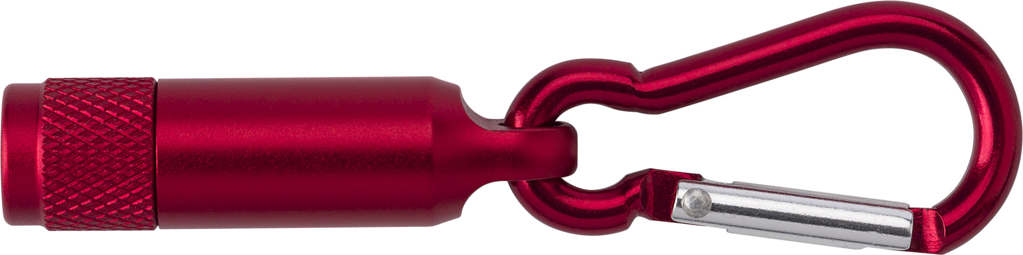 Mini-Taschenlampe aus Aluminium mit Karabiner Tracy