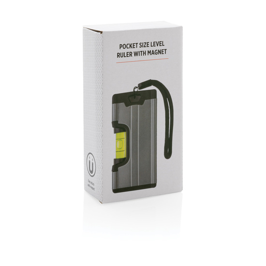 Wasserwaage im Taschenformat mit Magnet