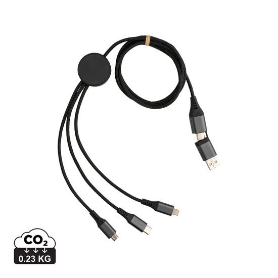 Terra 120cm 6-in-1-Kabel aus RCS recyceltem Aluminium