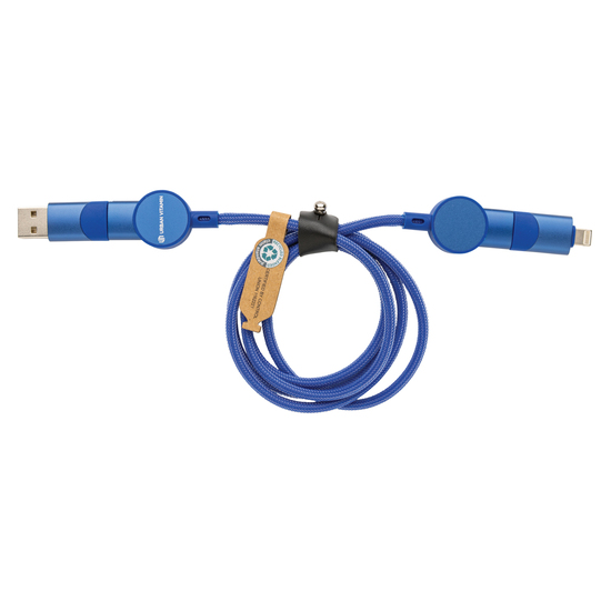 Oakland RCS rKunststoff 1,2m 6-in-1 Fast-Charging 45W Kabel