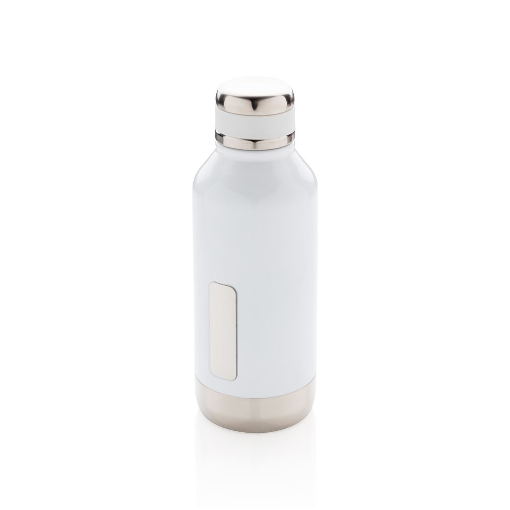 Auslaufsichere Vakuumflasche mit Logoplatte