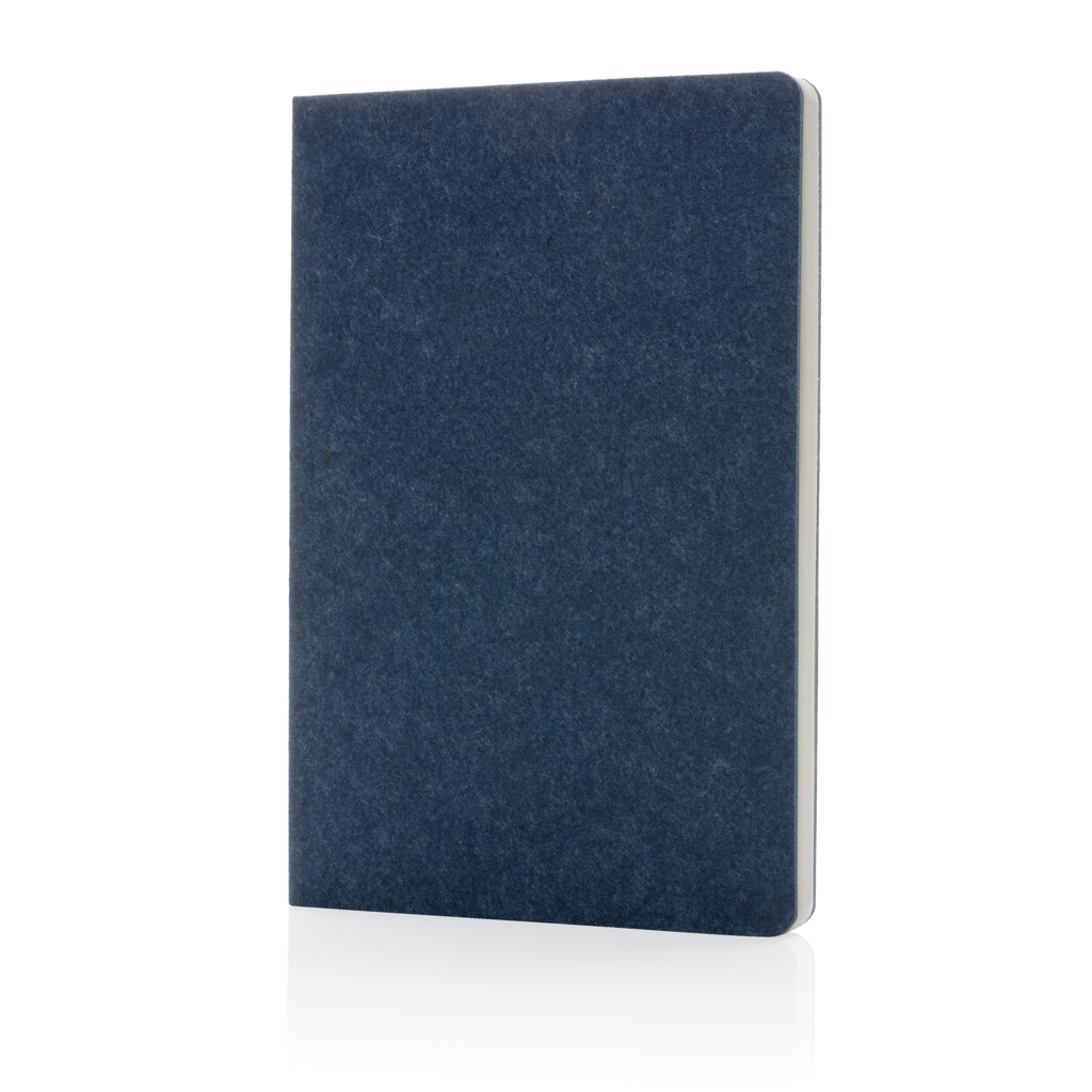 Phrase GRS-zertifiziertes A5-Notizbuch aus recyceltem Filz