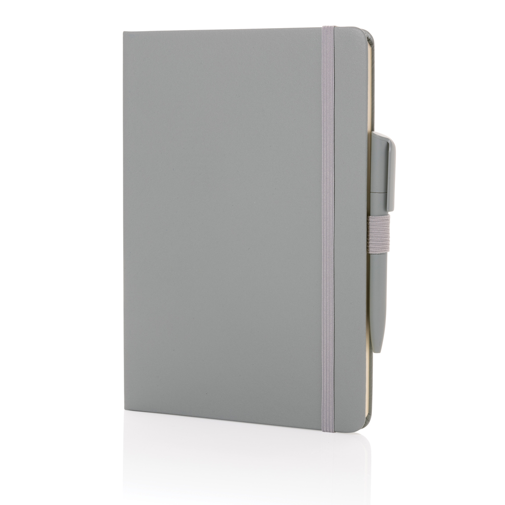Sam A5 Notizbuch aus RCS zertifiziertem Lederfaserstoff