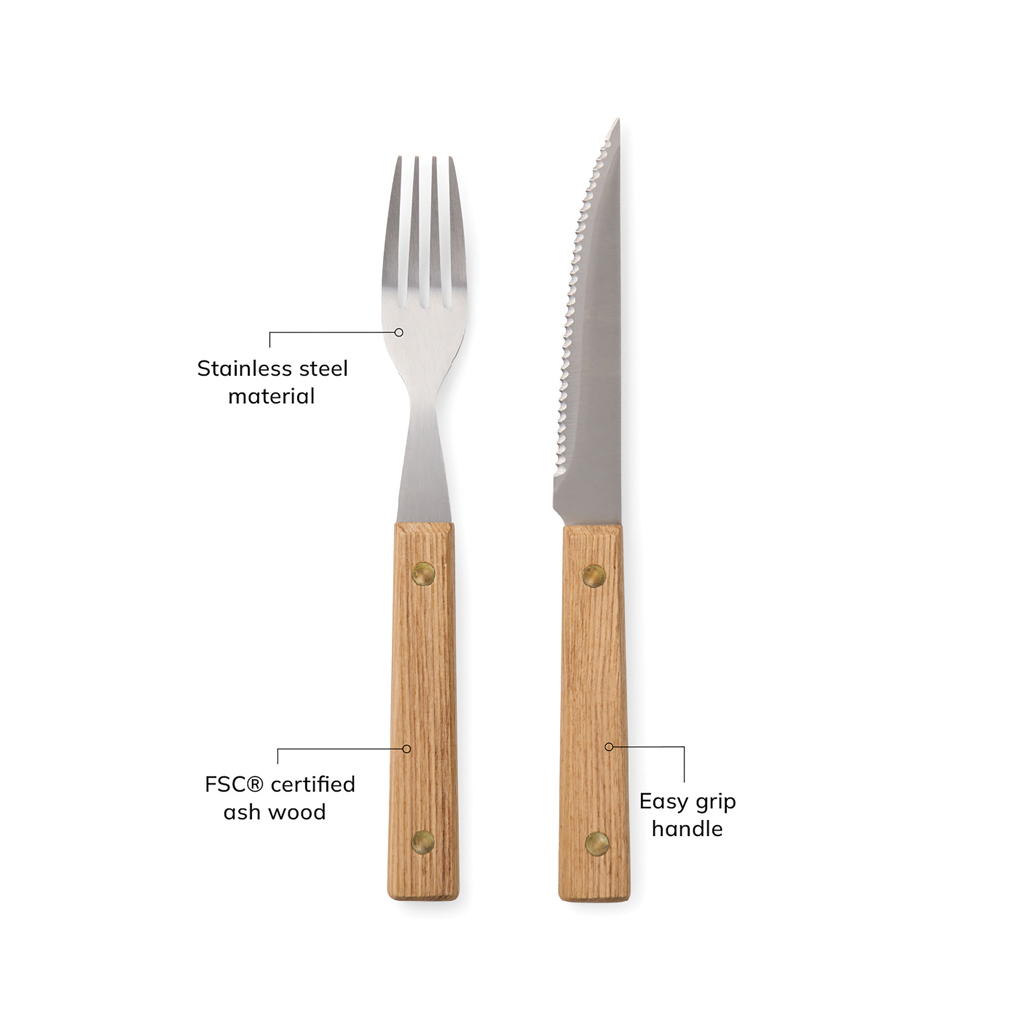 VINGA Paso 8-teiliges Grill-Besteck-Set