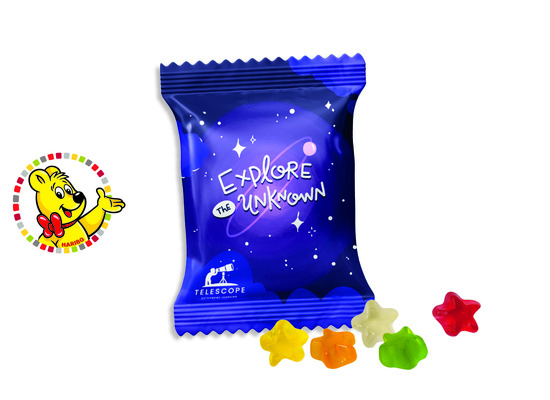 HARIBO Standardformen Werbetüte, Inhalt: HARIBO Sterne ca. 10 g