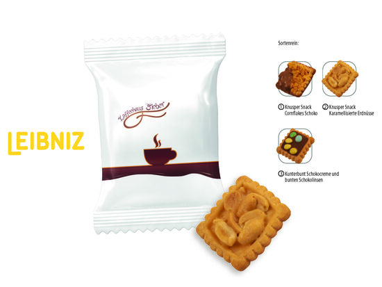 Leibniz Kekse Knusper Snack & Kunterbunt Flowpack, 1 Stück Leibniz Kunterbunt Flowpack