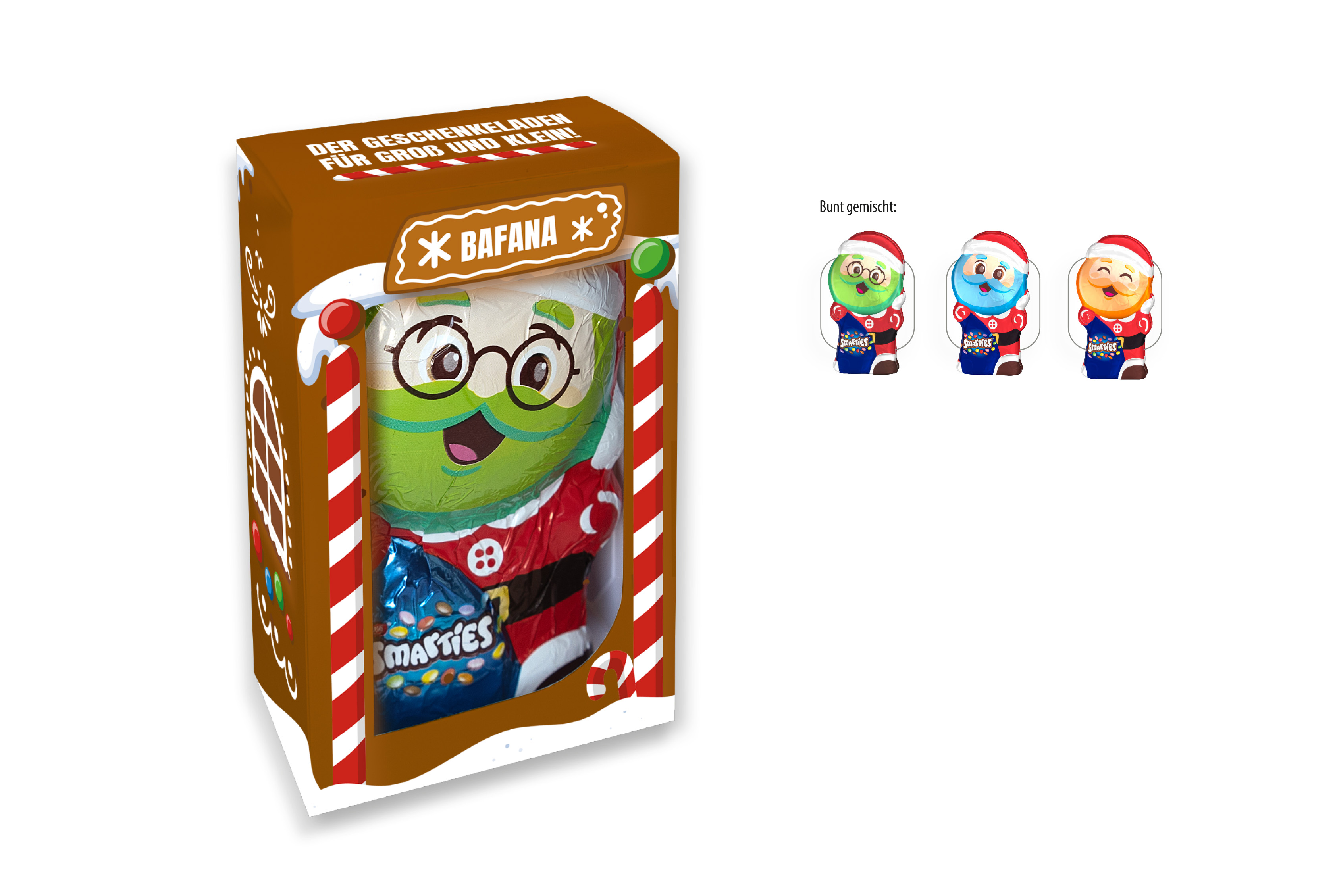 Smarties Weihnachtsmann, Inhalt: Smarties Weihnachtsmann ca. 85 g