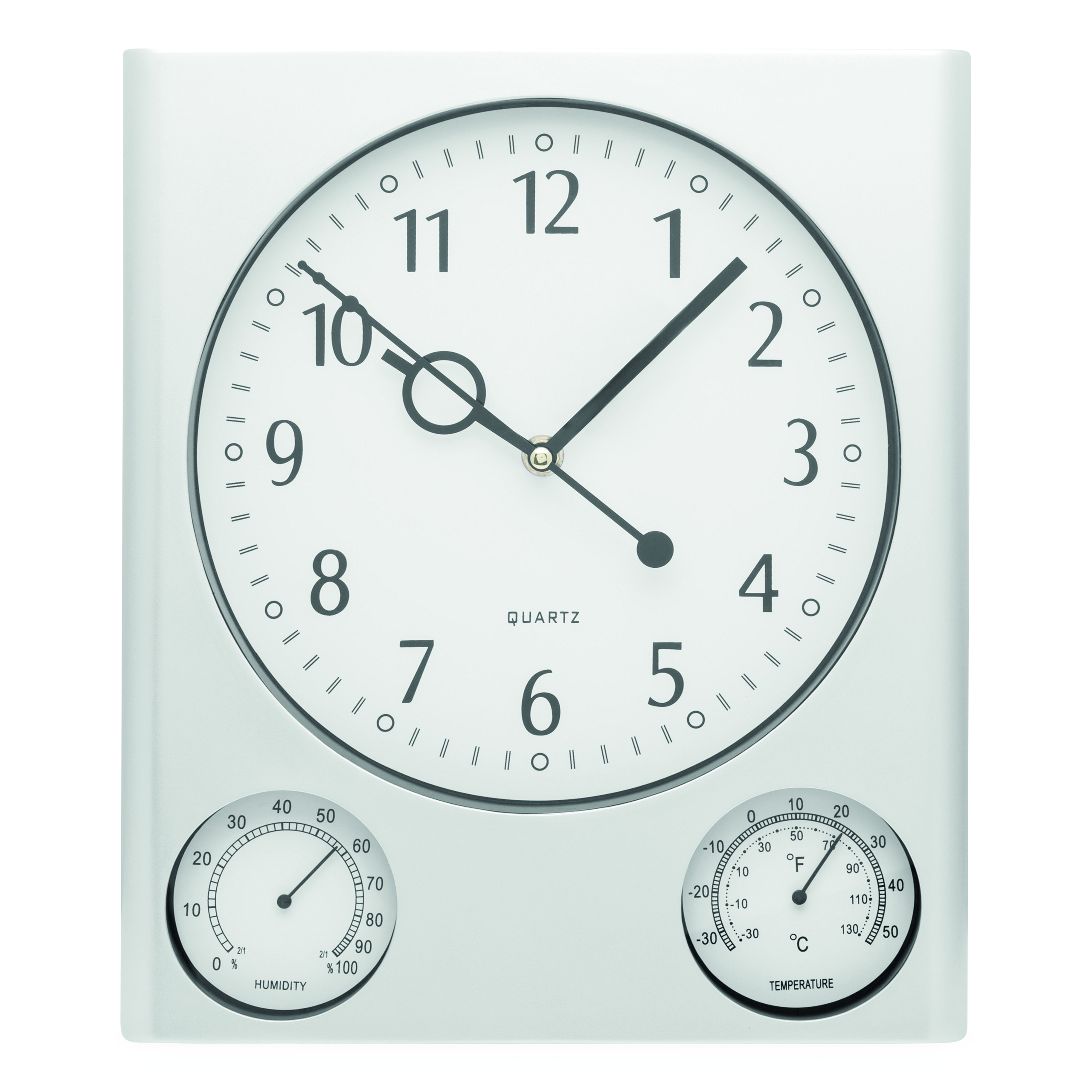 Rechteckige Wanduhr SATURN 56-0401517
