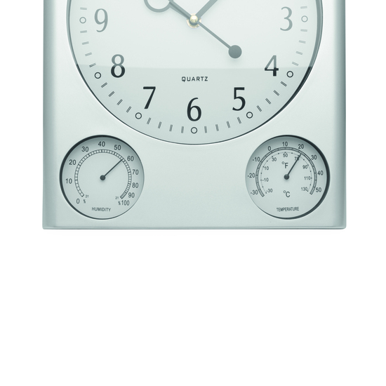 Rechteckige Wanduhr SATURN 56-0401517