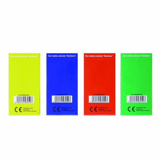 Buntstifte-Set RAINBOW, 4-fach sortiert