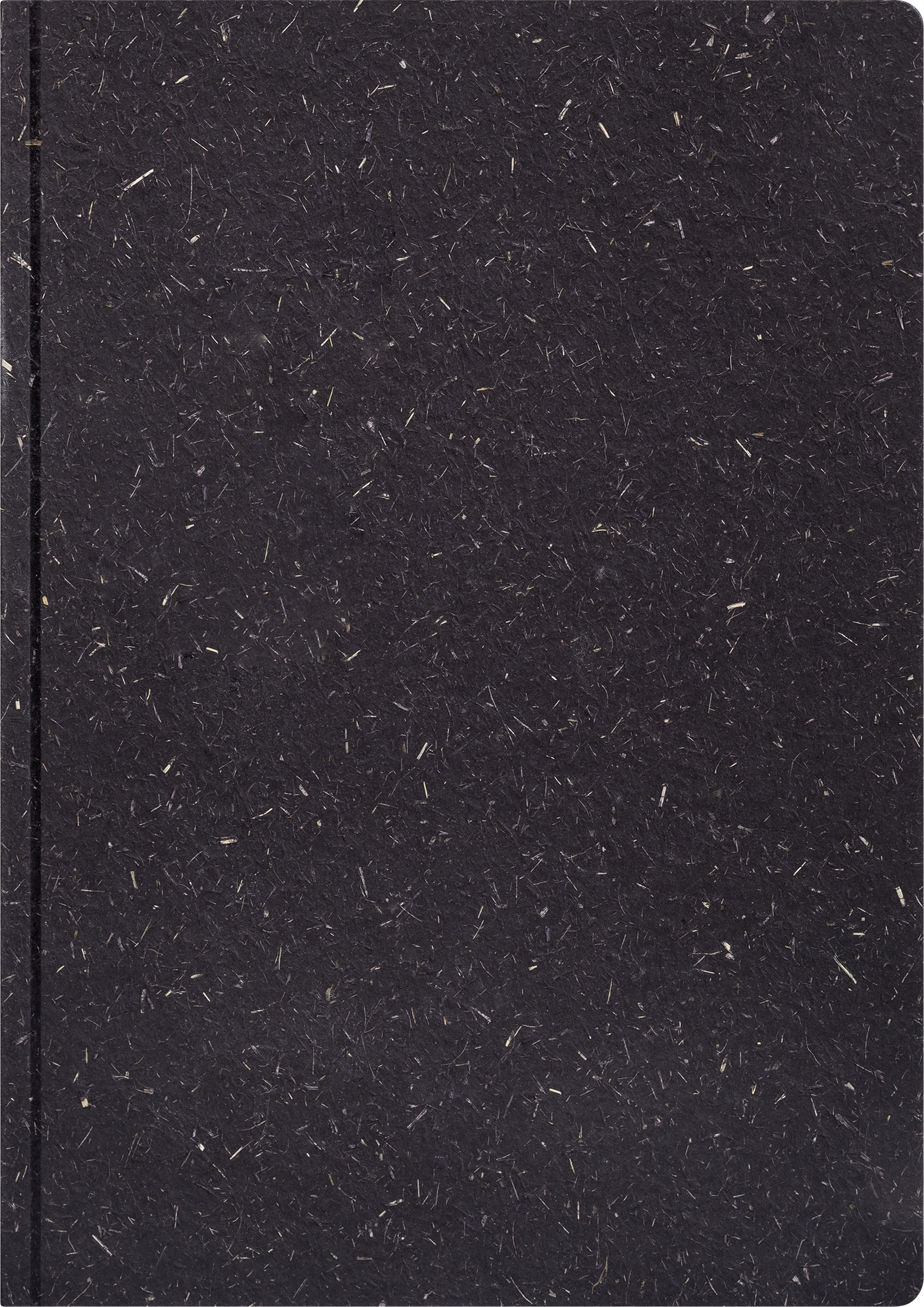 Notizheft Earth Tone A5, schwarz (moor), Naturpapier