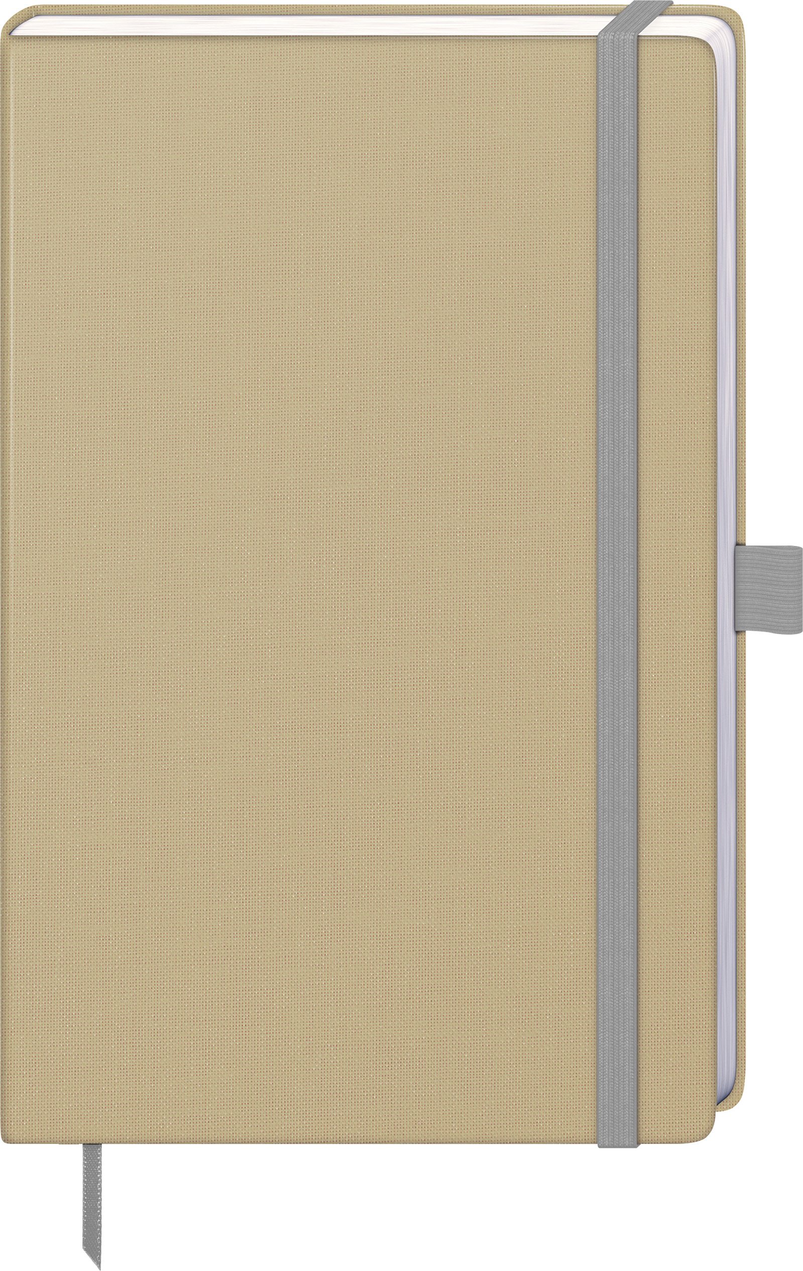 Notizbuch "Kompagnon Nature" ca. A5, havanna, Naturpapiereinband