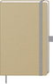 Notizbuch "Kompagnon Nature" ca. A5, havanna, Naturpapiereinband