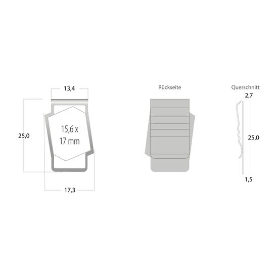 ROMINOX® Shape Clip - Variante D