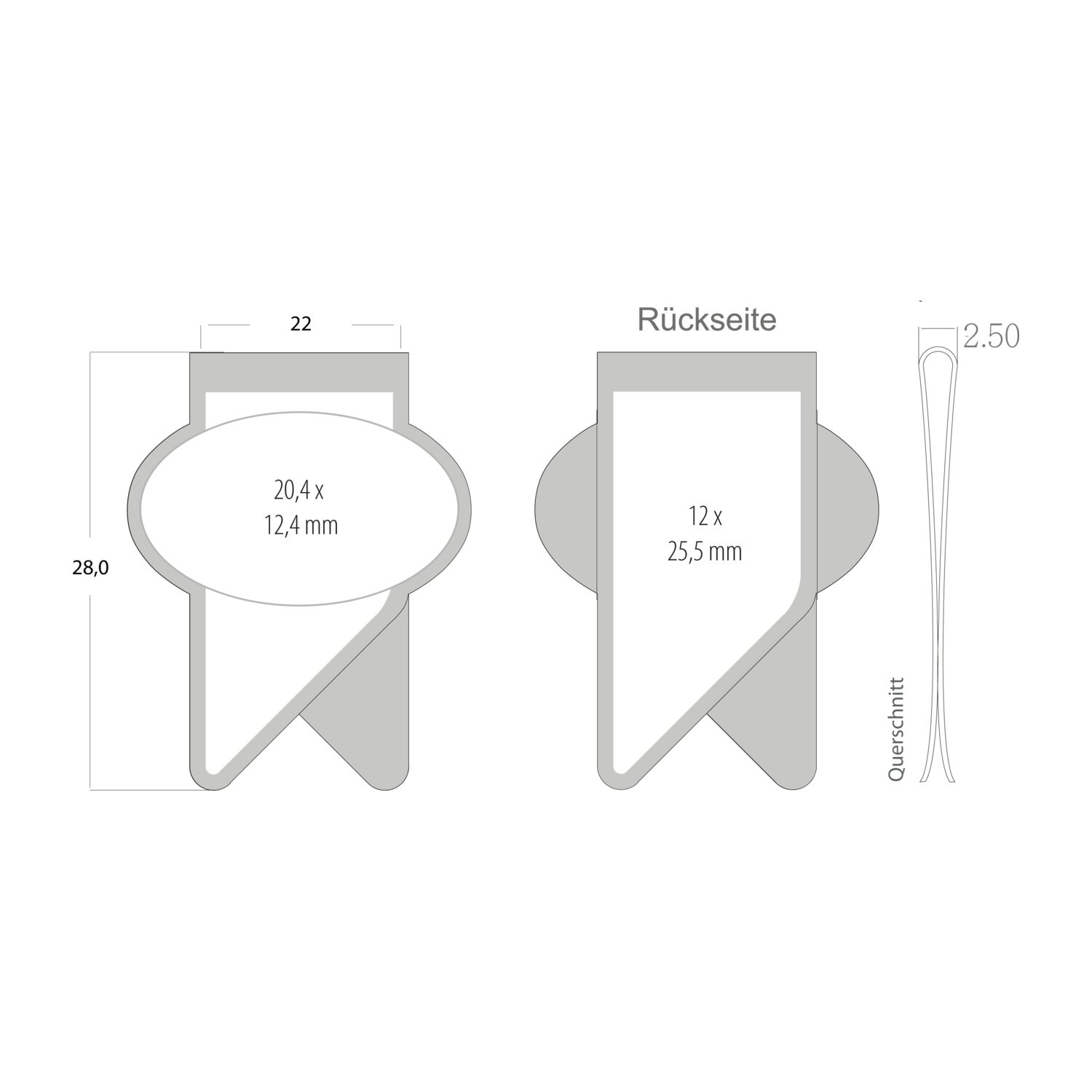 ROMINOX® X Clip - Variante D
