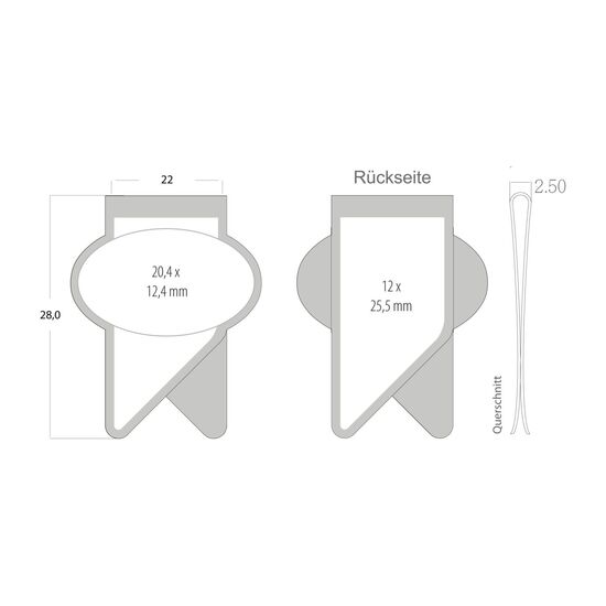 ROMINOX® X Clip - Variante D