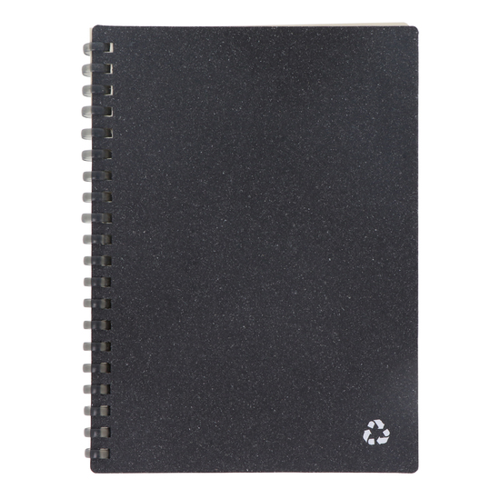 Notizbuch aus recyceltem Leder Midi