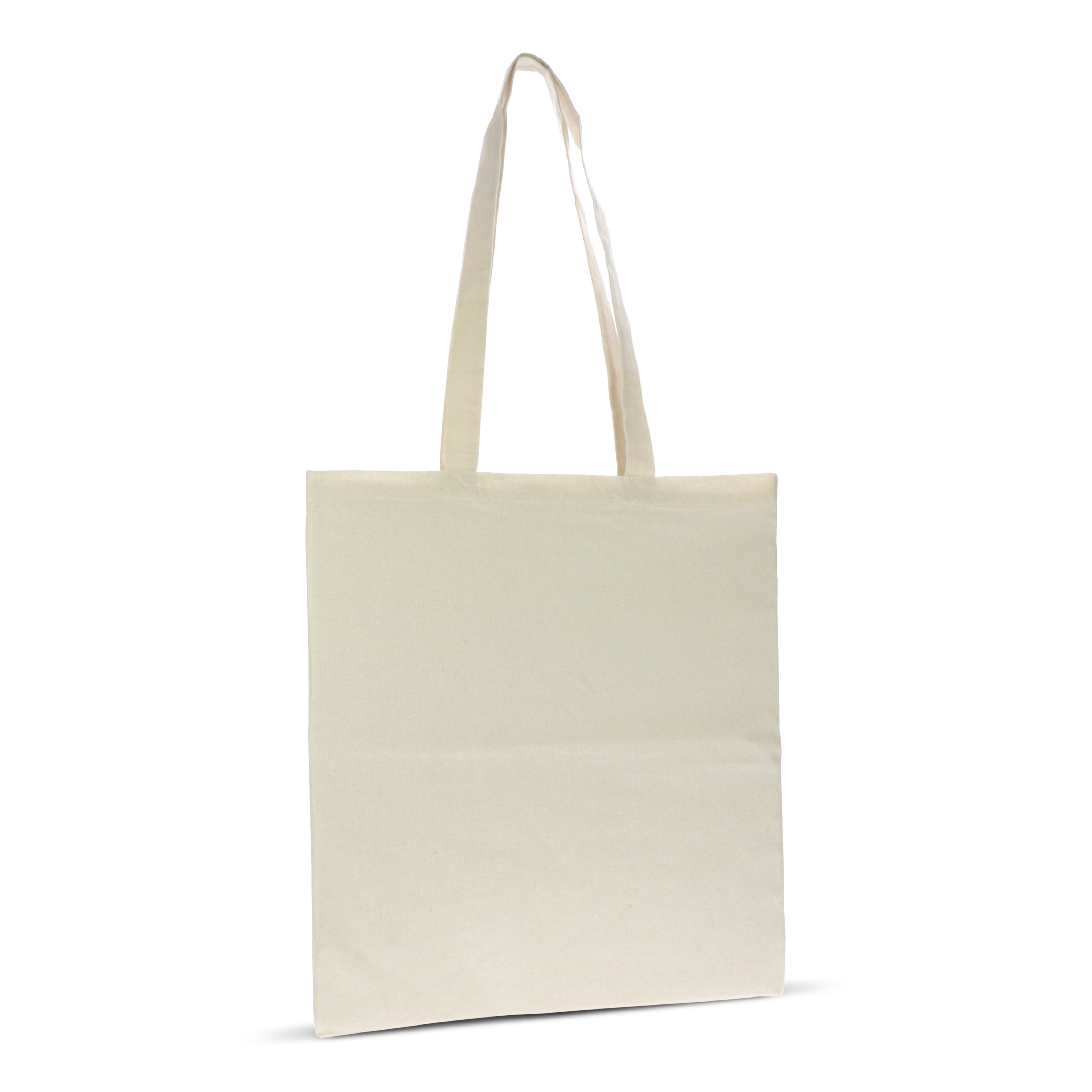 Einkaufstasche Bio-Naturbaumwolle lang 140g/m² 38x42 cm