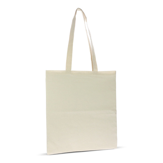 Einkaufstasche Bio-Naturbaumwolle lang 140g/m² 38x42 cm