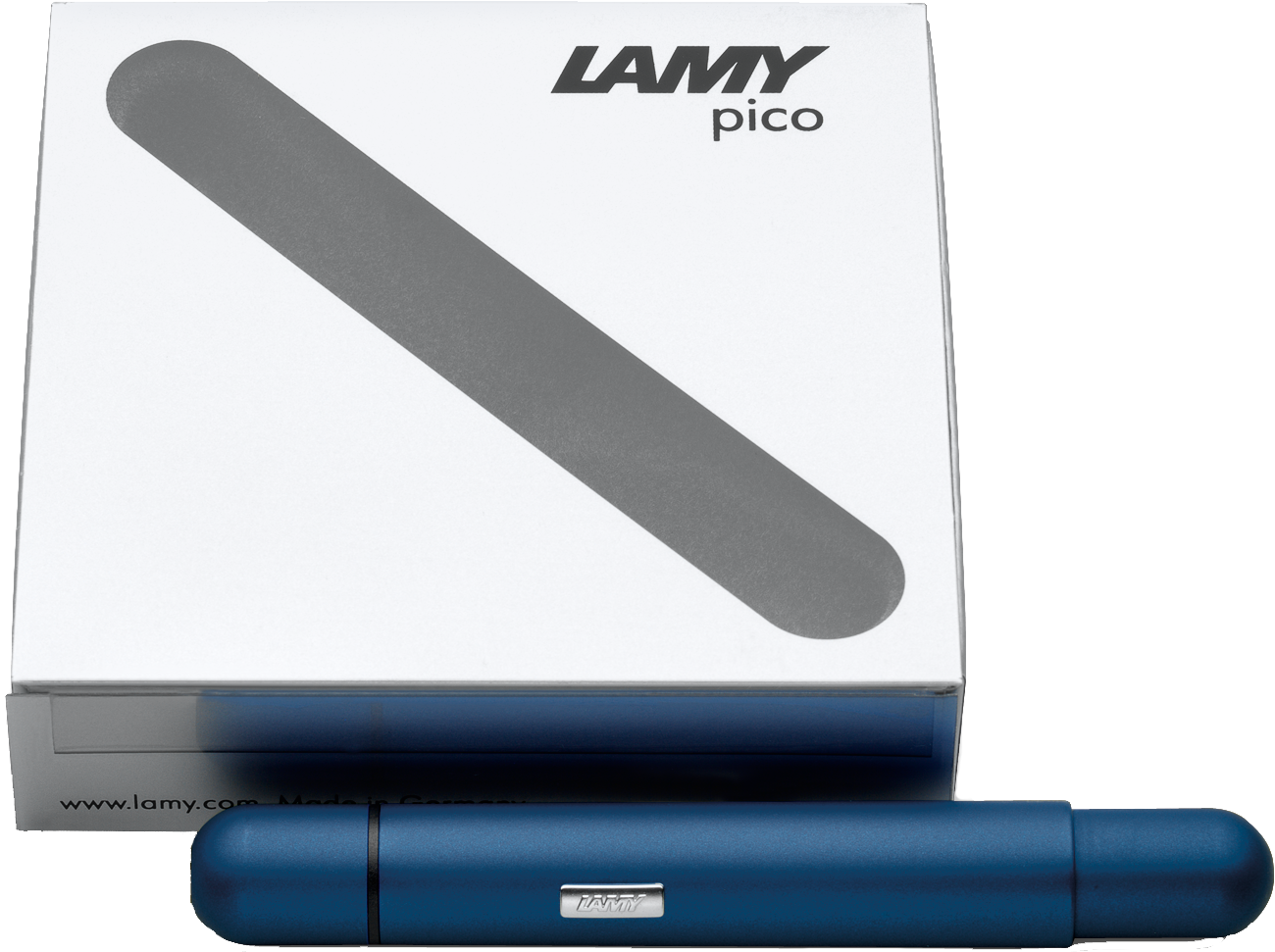 Kugelschreiber LAMY pico imperialblue M-schwarz