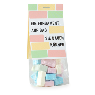 Naschbeutel Brauseblocks