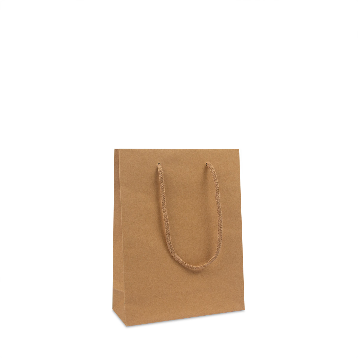 Tragetasche Deluxe  DPK117 25 x 11 x 33+5 cm  braun Kraft A-grade