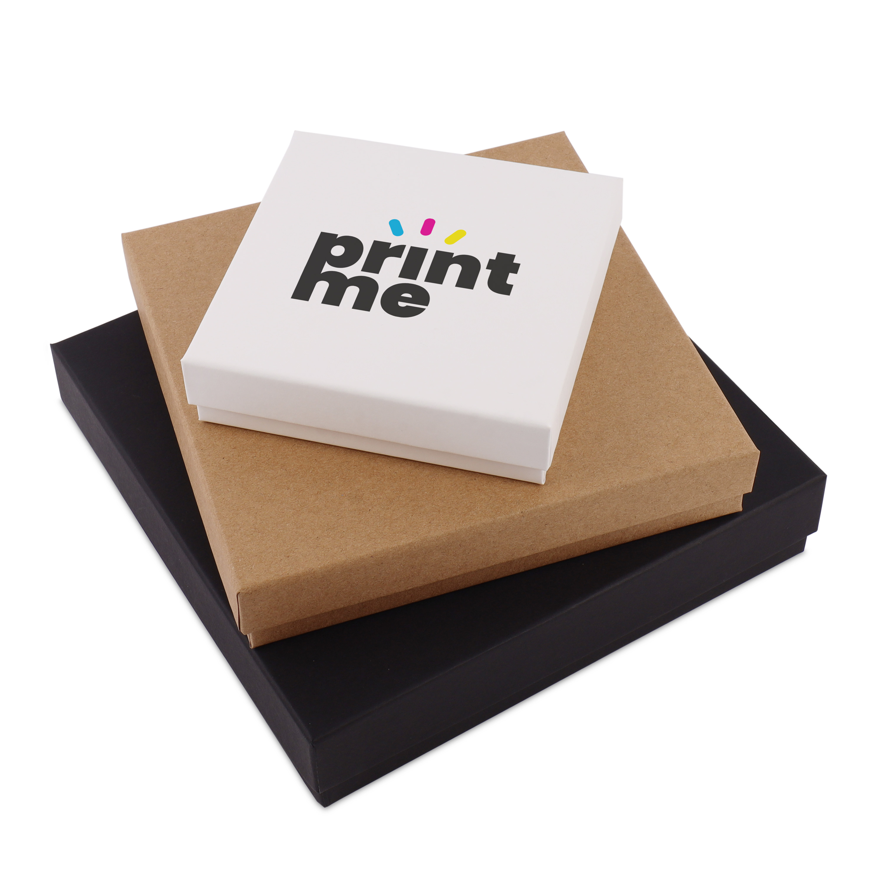 Stülpdeckel Kartonage  VPL002 26 x 26+4,1 cm  schwarz