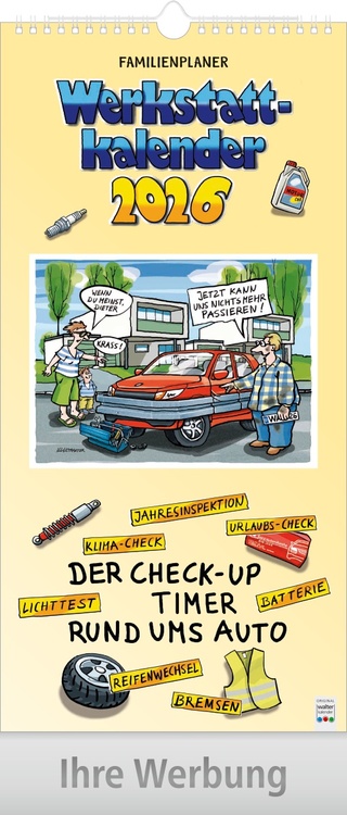 Werkstattkalender mit Familienplaner