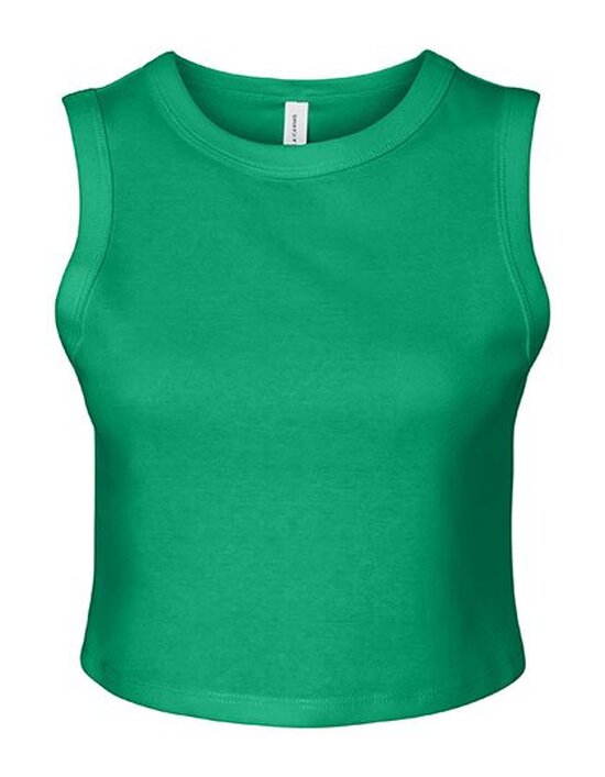 BL1013 Bella Women´s Micro Rib Muscle Crop Tank
