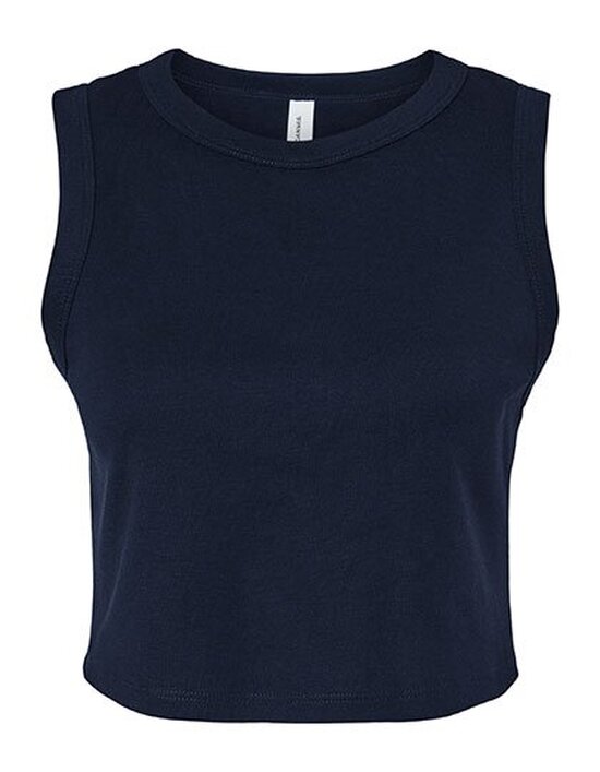 BL1013 Bella Women´s Micro Rib Muscle Crop Tank