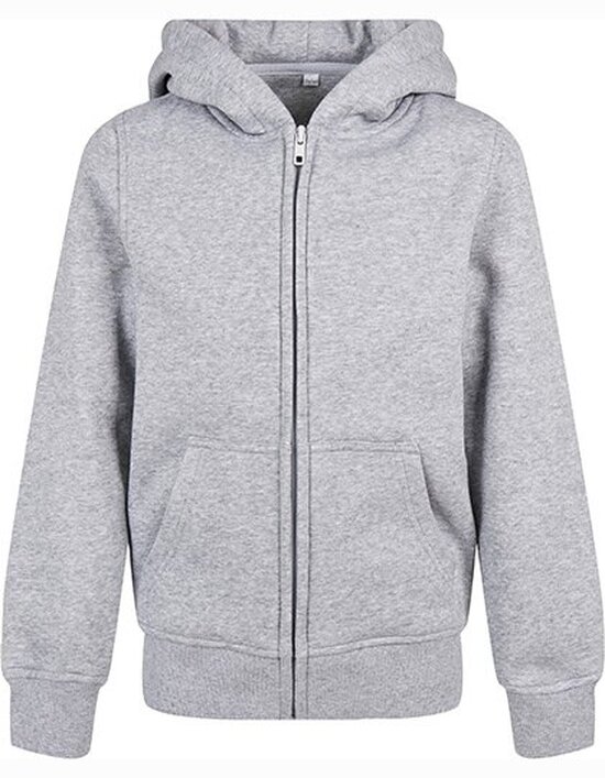BY188 Kids´ Organic Basic Zip Hoody