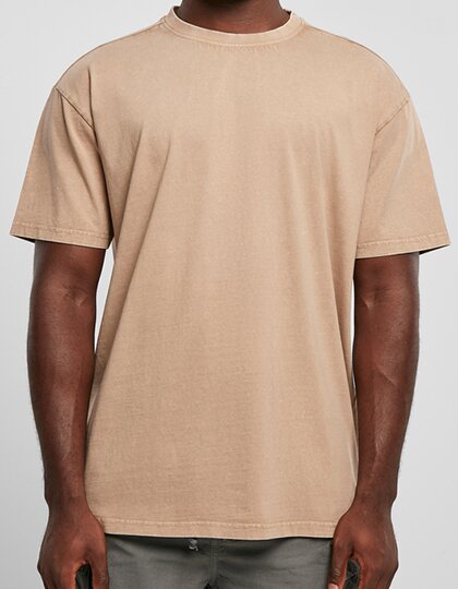 BY189 Acid Washed Heavy Oversize Tee