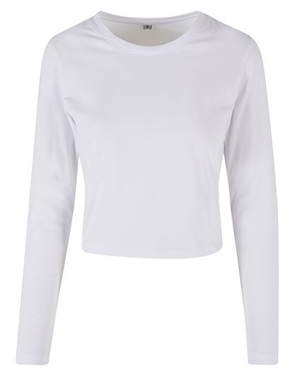 BY261 Build Your Brand Ladies Short Longsleeve Tee