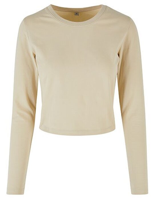 BY261 Build Your Brand Ladies Short Longsleeve Tee