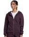 BY290 Build Your Brand Ladies Fluffy Zip Hoody