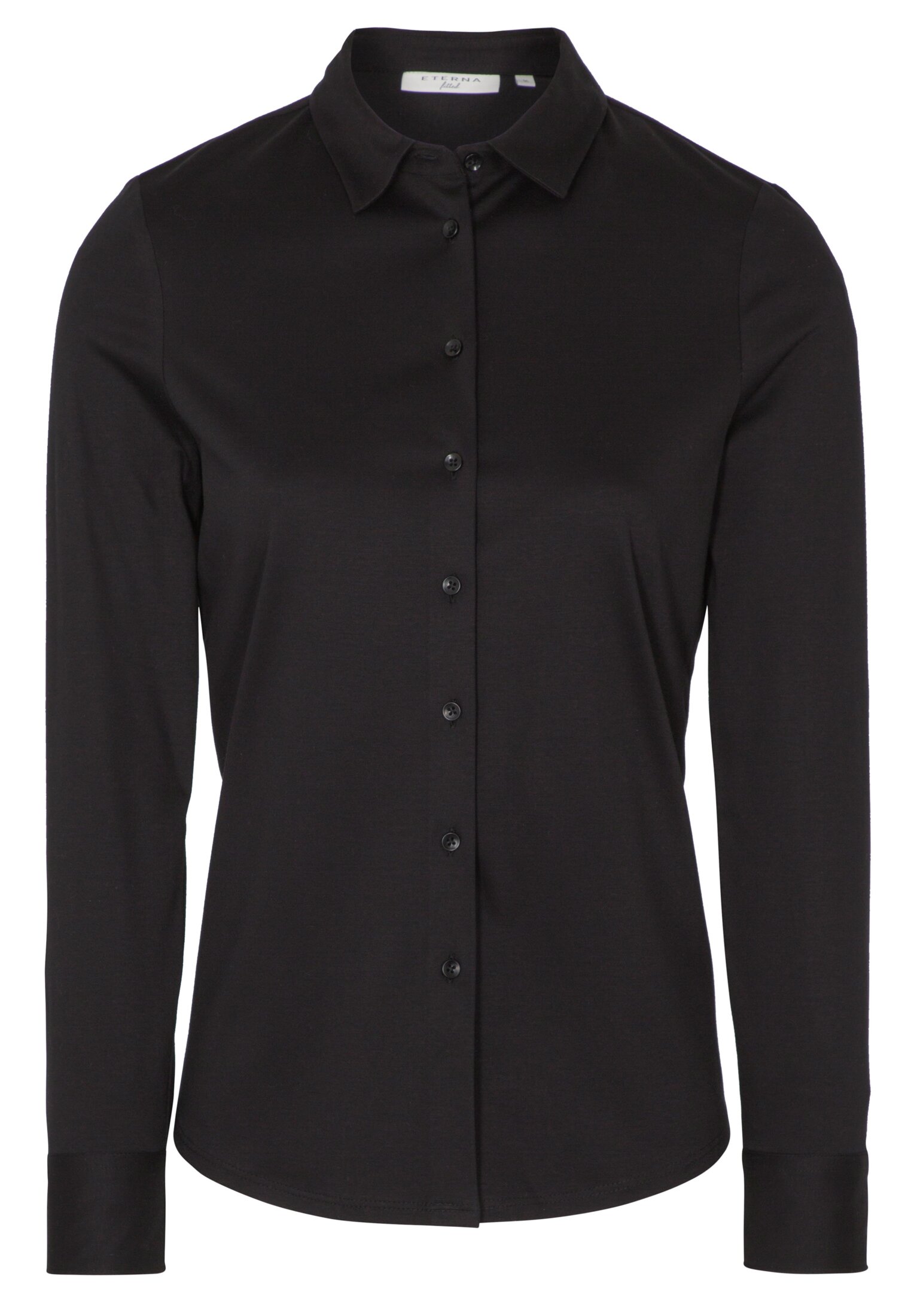 Eterna Bluse Uni Jersey - Fitted - Ohne Brusttasche