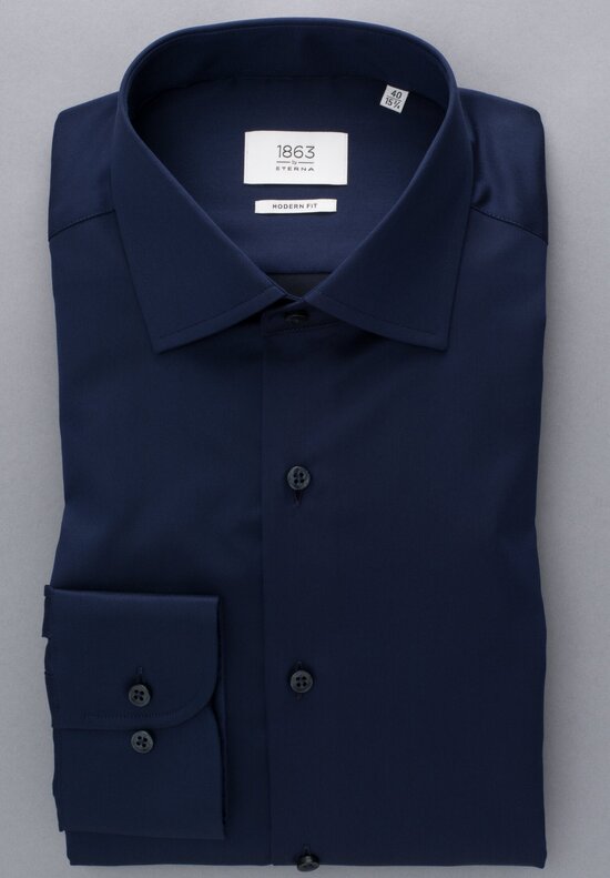 Eterna Hemd Luxury Shirt Twill - Modern Fit - ohne Brusttasche