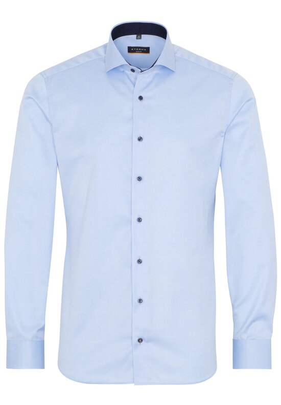 Eterna Hemd Cover Shirt Twill - Slim Fit - OHNE BRUSTTASCHE